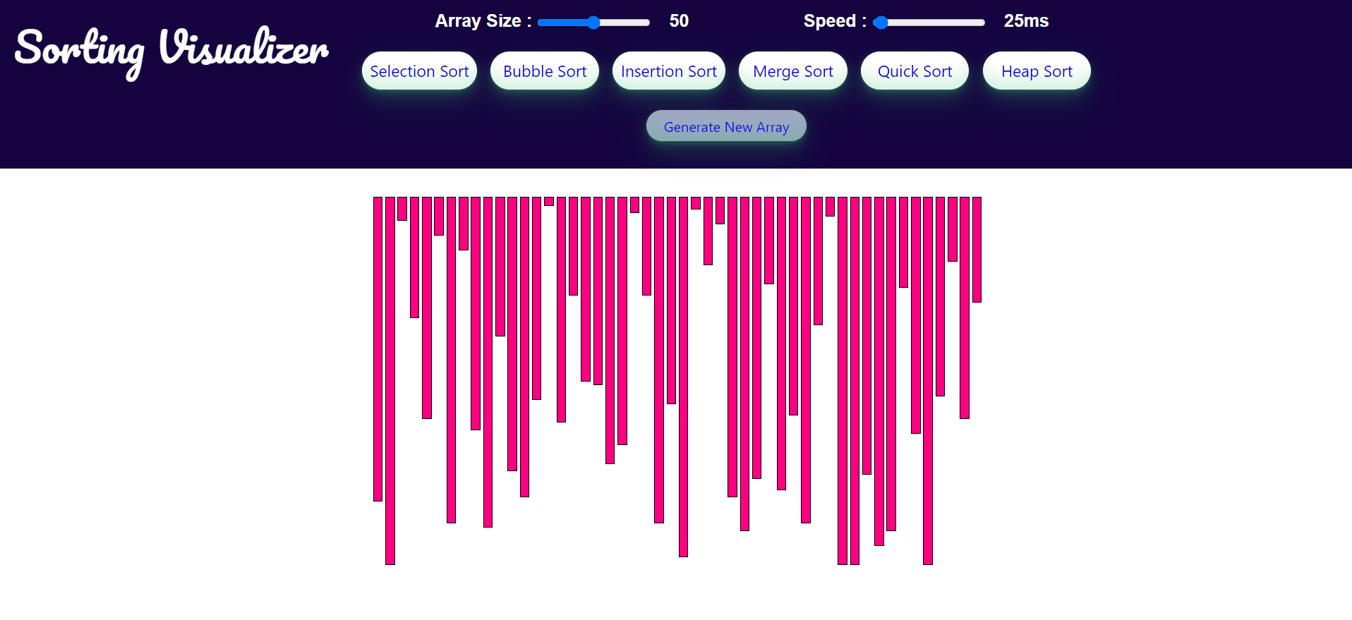 Sorting Visualizer